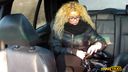 Fake Taxi - Frizzy Haired Blonde Gets A Mouthful of Cabbie Cock