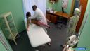 Fake Hospital - Young babe with bad back has no trouble bending over