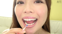 【Teeth / Oral Cavity】Popular actress Chiharu Miyazawa Chan's super rare teeth and mouth fetish work!