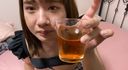 The daughter of a perverted man masturbated in her room and made ❤semen milk tea ︎
