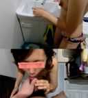 Mom's dangerous part-time job. The sadness of a mom who is made to brush her teeth with a at home and semen while her husband is away.