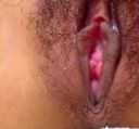 Masturbation of a beautiful woman with beautiful but dark pubic hair