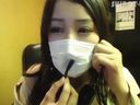 [Momu] Beautiful body style G cup shaved beauty Internet café exposure General customers break in! ?? Show masturbation