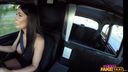 Female Fake Taxi - Horny driver hungry for black cock