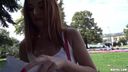 Public Pickups - Feisty Euro Chick On All Fours