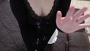 【Personal shooting】Video of girlfriend in knitted giving a &