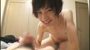 An amateur college student nonke beautiful boy makes a man squid with his first