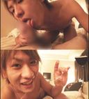 A manly body with burnt skin! Semen shot with a gal man-style handsome subjective! 〈Gay〉〈Personal photography〉〈Nonke〉
