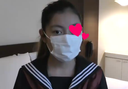오사카 거주의 데이트 앱에서 만난 19세 큰 가슴 미소녀 여대생과의 개인 POV