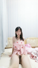 Chinese beautiful girl with fair skin masturbates with smartphone shooting