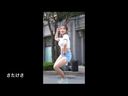 Dance of cute idols dancing in ecchi costumes [37] Denim shorts Big tits Muchimuchi