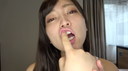 AV actress Ameri Chan's super rich finger & face licking play!