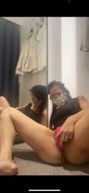[Nasty Married Woman Do Pervert Masturbation Play in Adult Shop and Fitting Room] Masturbation in Adult Shop and Fitting Room Squirting in the Fitting Room Tobikko Remote Control Rotor