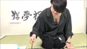 Hidden photo of the chest during the calligrapher's chest chiller ★ calligraphy demonstration! Get nipples!