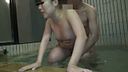 初撮り個人撮影★23歳のネイルストを温泉内のお風呂で生ハメ！ベットでは生中出しまでします！