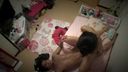 [Hidden camera] I set up a hidden camera in my sister's room who lives alone and I was able to shoot sex! 【Amateur】