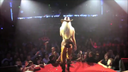 Pop Singer's Throat Erotic Live Performance