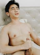 Latest work Limited to 20 pieces Sexy Munmun ★ soft macho handsome masturbation Rich semen released from a very thick long!