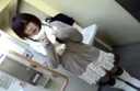 Q81 Baby-faced gal beautiful girl ejaculates ♬ in the mouth of daddy in the toilet