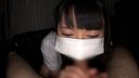 [J〇 Individual shooting] Erotic video of a very cute amateur girl. Shift the mask and mouth ejaculation.