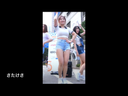 Dance of cute idols dancing in ecchi costumes [37] Denim shorts Big tits Muchimuchi