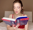 Reading Orgasm Challenge with an electric vibrator