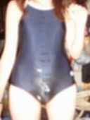 [Limited time sale] Uncensored amateur mania panties / orange / navy school swimsuit slime slime transparent image collection 3 [ZIP file downloadable]