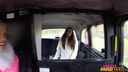 Female Fake Taxi - Slim minx gets fucked with strap on