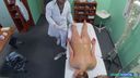 Fake Hospital - Doctor prescribes an erotic massage for sexy blonde patient