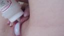 Shaved erotic gal who exposes her face with semen lotion!