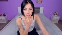 Live chat masturbation of a cute shaved □ black hair! (5)