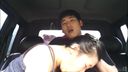 [Ejaculation in the mouth] Her pulling out with a in the car