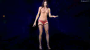 Topless pole dance.2 ★and a half hour long run video! Caucasian Beauty Edition!