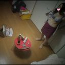 [Dangerous spill, amateur, personal shooting] Shooting an amateur office lady's room after work. The figure of masturbating alone is leaked.