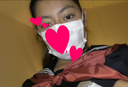 오사카 거주의 데이트 앱에서 만난 19세 큰 가슴 미소녀 여대생과의 개인 POV