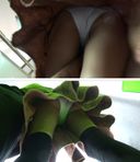 【거꾸로 촬영(14)】흑발 청초계 미녀 팬츠와 스커트 넘기기 미나미 짱 파트 2