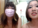 Healing beautiful girls' lesbian live ◆ Feel each other with electric vibrator