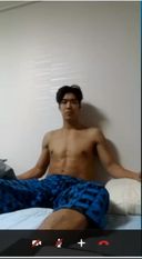 Real video chat where you can see the true face of Nonke! !! Super Decamara Yasu 24 years old appearance of super super handsome super spar! !! The well-proportioned beauty muscles made of volleyball and the natural smile are all perfect!!