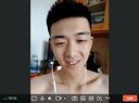 Real video chat where you can see the true face of Nonke! !! Super Decamara Akihiro (Akihiro) 22 years old appearance of super handsome super spar! !! The well-proportioned beauty muscles made of volleyball and the natural smile are all perfect!! Vol.1