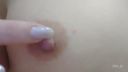 【Selfie post】Amateur woman masturbates in school swimsuit cosplay "spit nipple teasing"