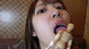 [Giant woman] Popular actress Kagami Sara Chan's huge woman slurps and licks plenty of spit with tongue velo!