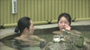 Older sisters in the open-air bath! Take a bath with high-quality high-definition! part(5)