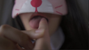 [Uncensored] A cute girl wearing a Doraemon mask shows off her tongue technique with a finger and holds a dick. When it gets gingin, put on fresh cream, lick it up with your tongue, and repeat over and over again. At the end, mess with sperm and fresh cream