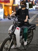[Personal shooting] Murata 1 ● Old Beautiful Boyish Bike Girl Raw with No Hell Riding [Mountain Shooting]