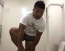 【Toilet Masturbation】Gachimuchi Judo Club masturbation ejaculation at the end of practice!