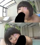 [Shaved ×] I rented out the pool and ♡ [Beautiful girl× sunburn marks]