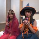 【個人撮影】渋谷ハロウィンで出会った魔女っ娘とベリーダンサー娘。ホテルで異文化交流セックスをして交流しちゃいますｗ「気持ちい～い♡」【素人】※削除注意　※流出