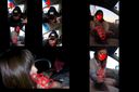 【個人撮影】車内で我慢できず恥ずかしながらのフェラもちろん挿入動画もありギャルも素人も