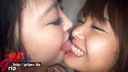 Nasty Lesbian Couple Aoi Shino × Kawagoe Yui Nose Face Licking Saliva Exchange Lesbian Big Kiss