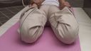 JPS穿衣襠莫里曼瑜伽教練的色情伸展和強制橋！